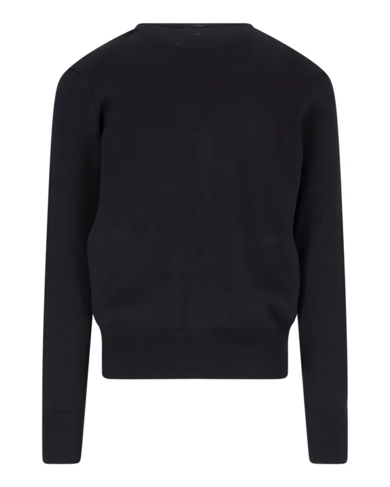 AMI Paris Men's Ami Sweaters Black Wool Black