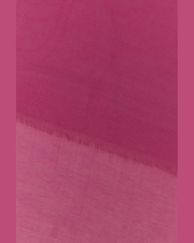 Max Mara Women's Fuchsia Cotton Blend Aeremi Scarf Rosa Shocking Sciarpe E Foulard Scarfs Pink