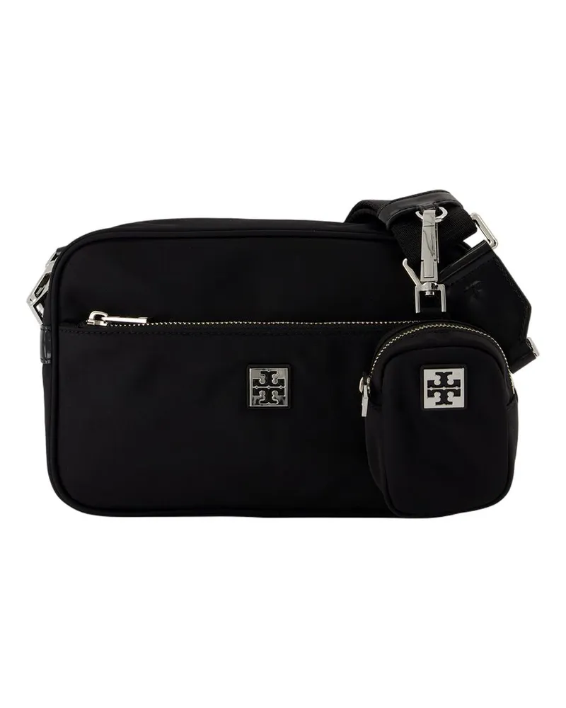 Tory Burch Women's Virginia Shoulder Bag -  Synthetic Black Shoulder-Hobo-Bags Black