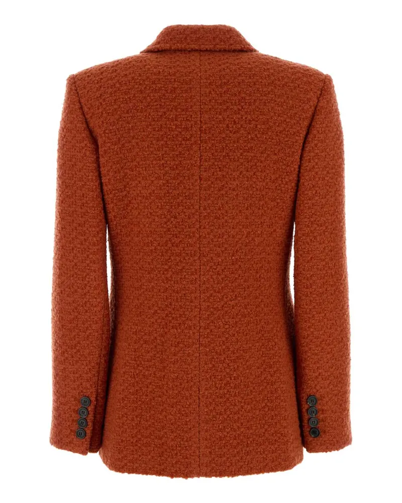 Saint Laurent Veste Blazer — Orange Orange