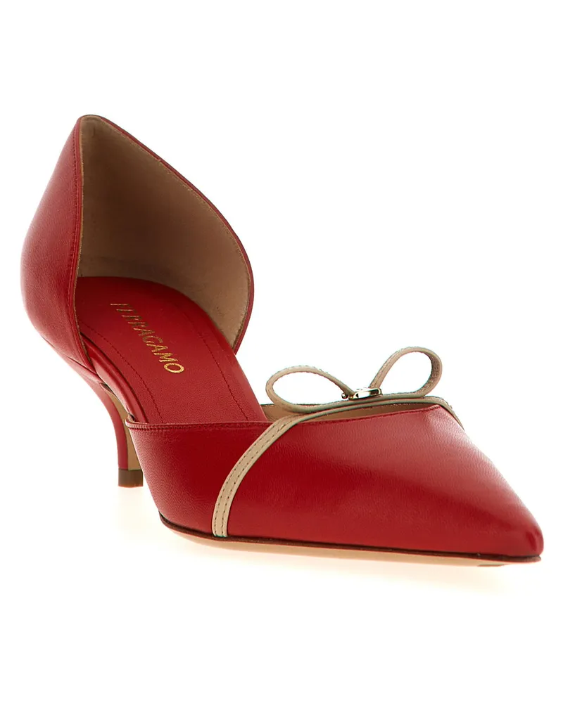Ferragamo Gyoia Pumps — Red Red