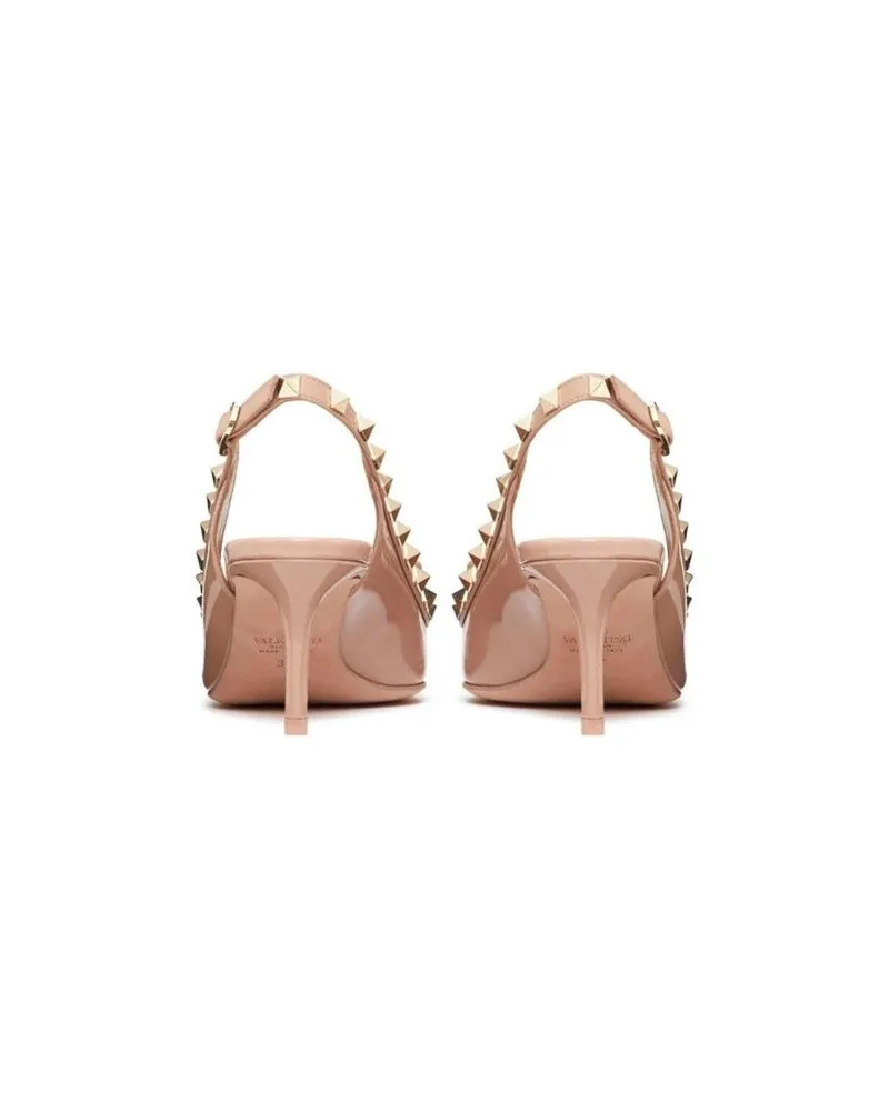 Valentino Garavani Women's Beige Calfskin High Heel Pumps Beige