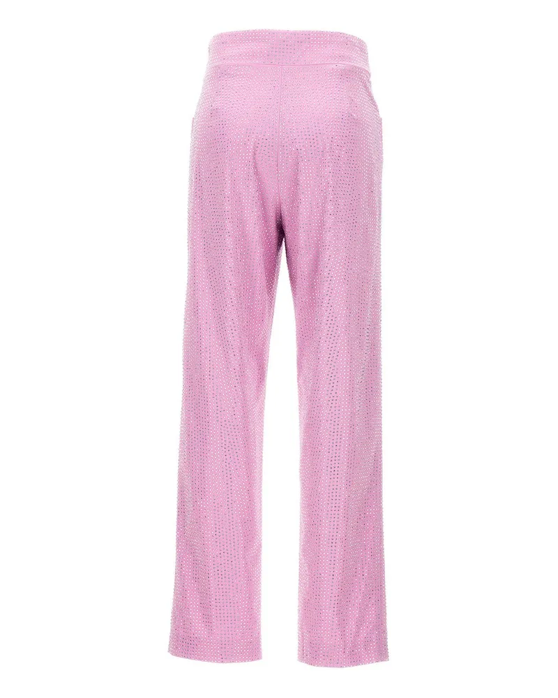 Giuseppe di Morabito Crystal-Embellished Trousers — pink Pink