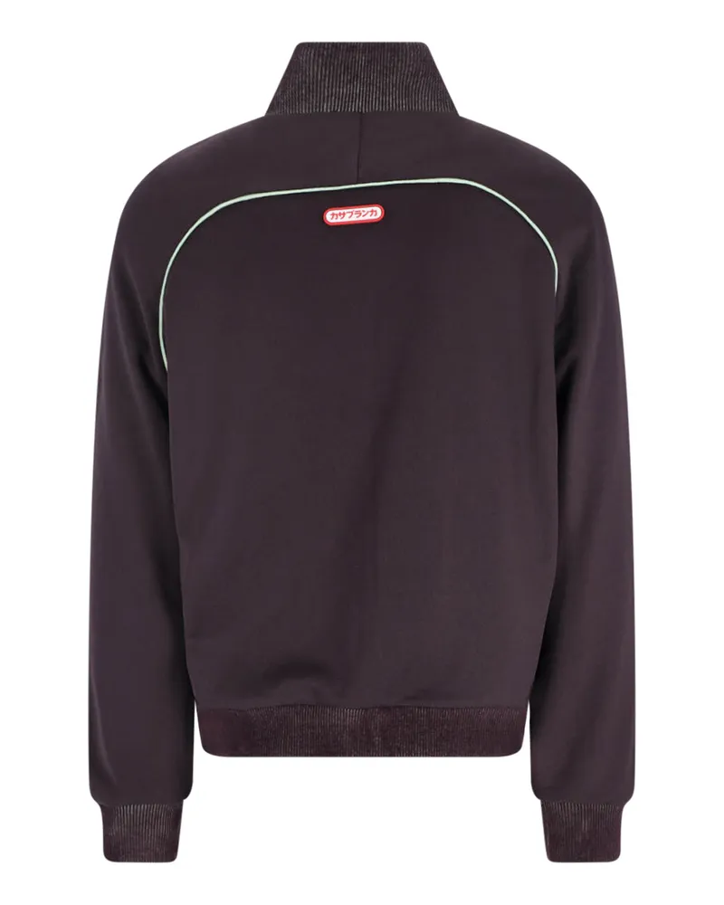 Casablanca Paris Men's Sweaters Violet Polyester Purple