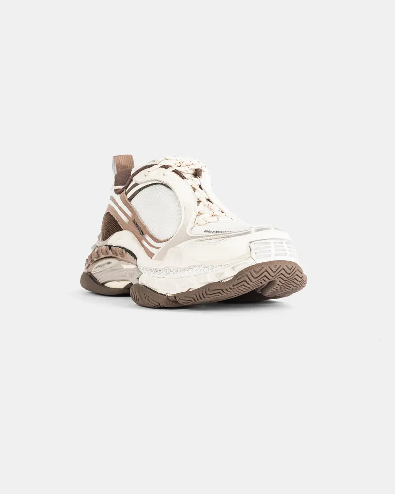 Balenciaga Men's Triple S 2 Brown Sneaker Multicolor