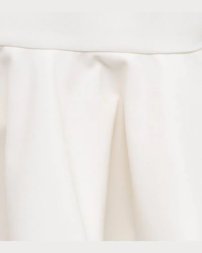 Jacquemus Peplum Flared Skirt — White White