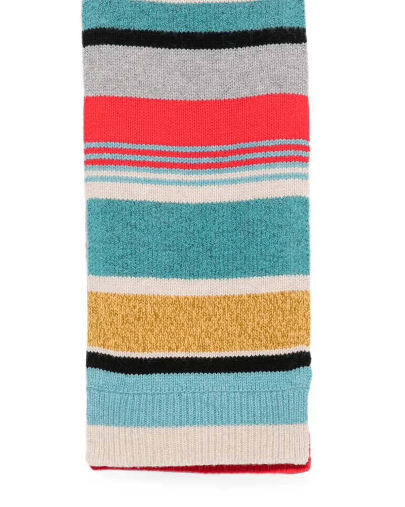 Paul Smith Striped Knit Scarf — Multicolor Multicolor