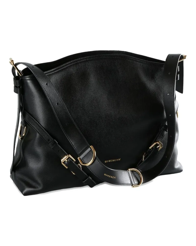 Givenchy Women's Shoulder Bag Voyou Medium Black Calfskin Black