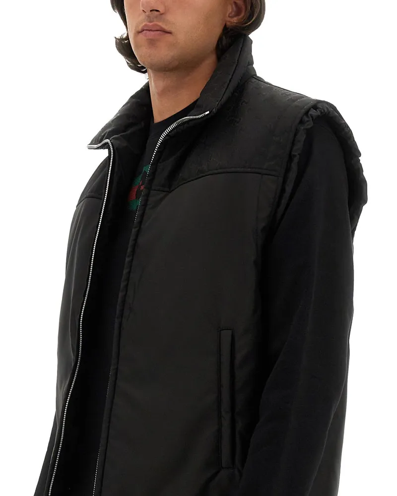 Gucci GG Nylon Vest — Black Black
