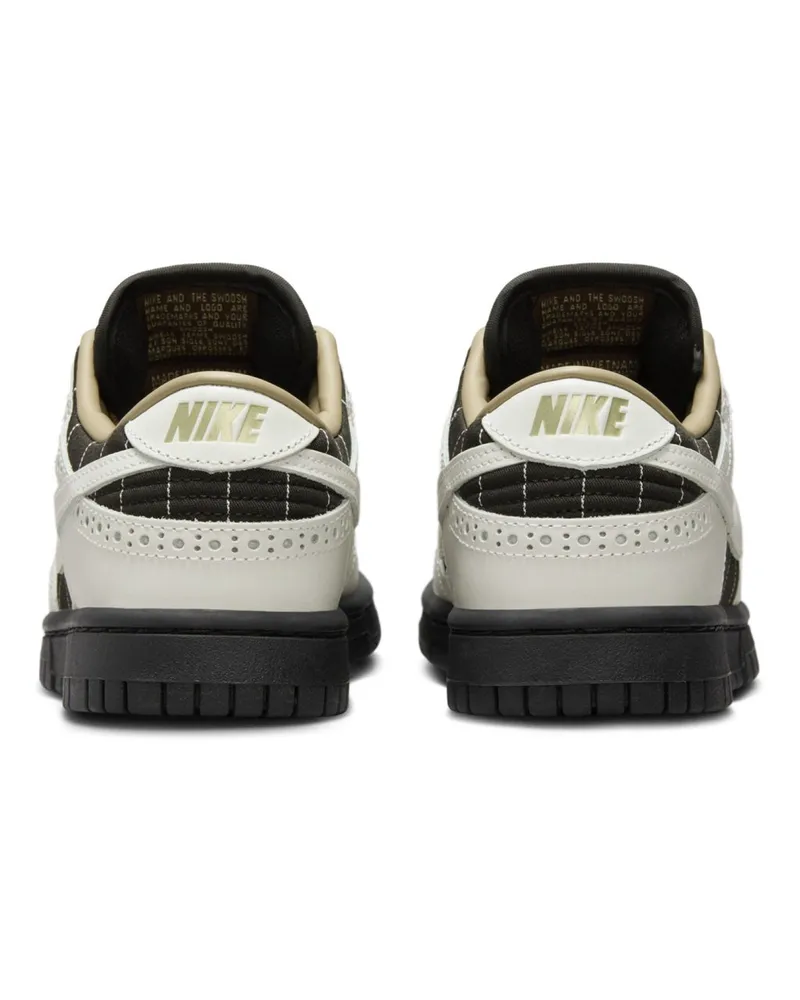 Nike Men's Dunk Low Lx Brogue Pinstripe Sneakers Multiple Colors Shoes White