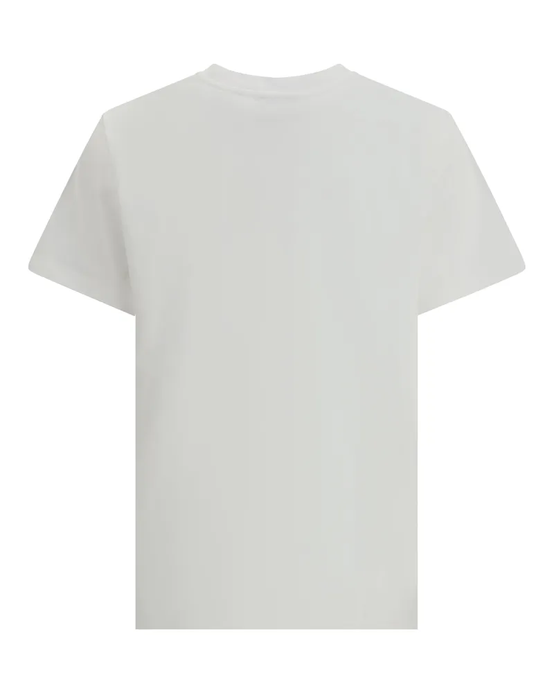 COPERNI Women's Logo T-Shirt White And Black Cotton T-Shirts Polos White