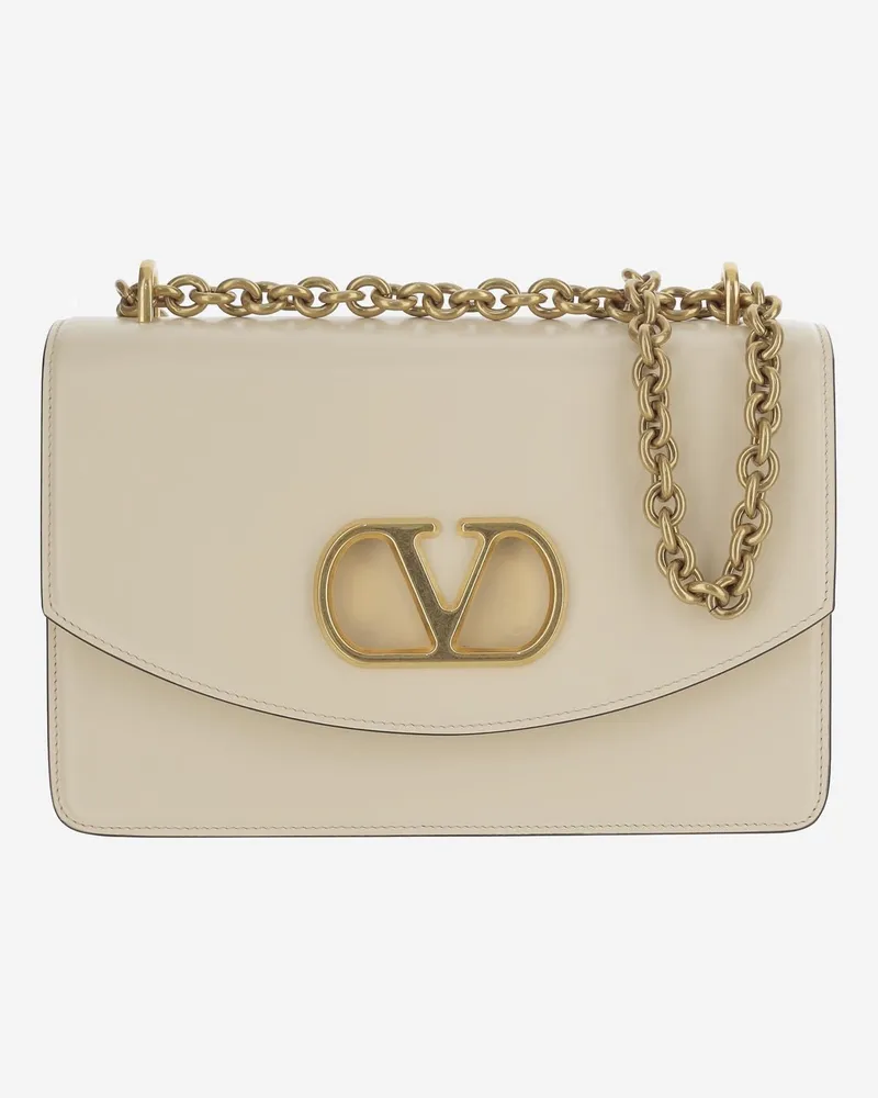 Valentino Garavani Vain Shoulder Bag — Beige Beige