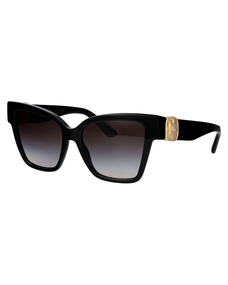 Dolce & Gabbana 0DG4470 Black Acetate Sunglasses — Black Black