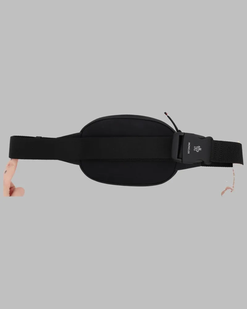 Moncler Nylon Belt Bag — Black Black