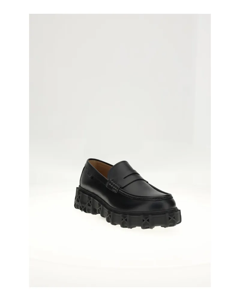Dior Men's Loafers Calf Leather Black Black