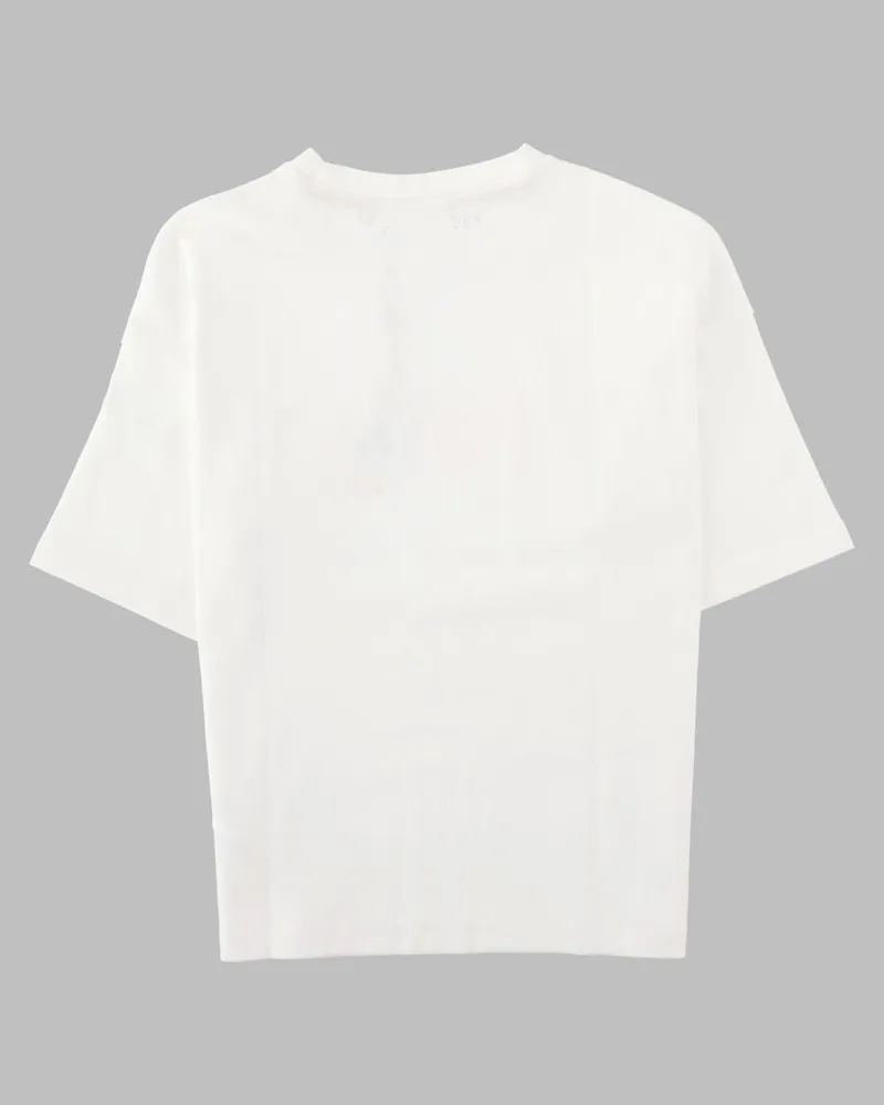 HUGO BOSS Heart Logo T-Shirt — White White