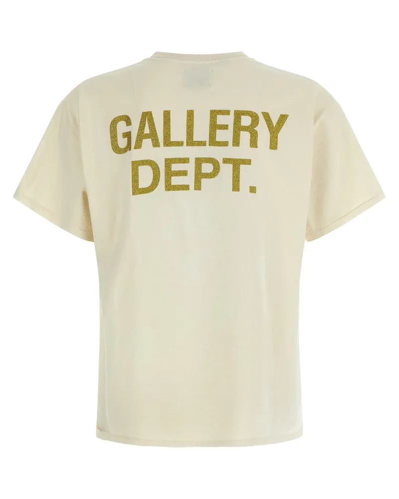 GALLERY DEPT. Men's Beige Cotton T-Shirt Beige