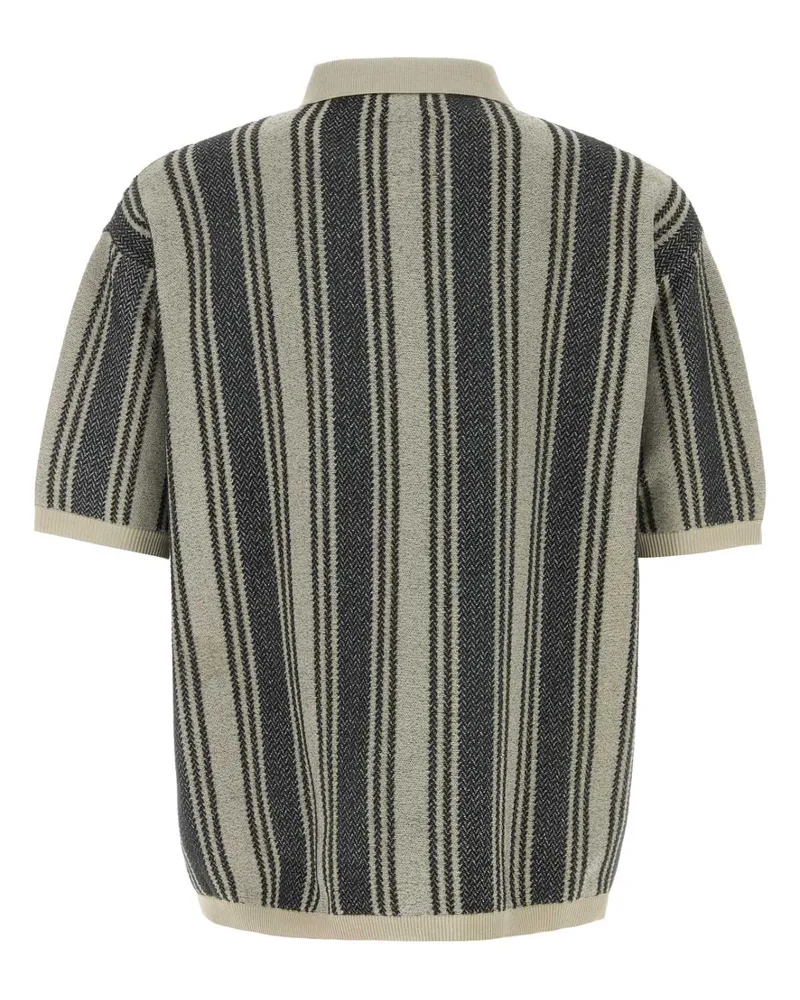 nanamica Unisex Polo Shirt Charcoal Polyester Charcoal