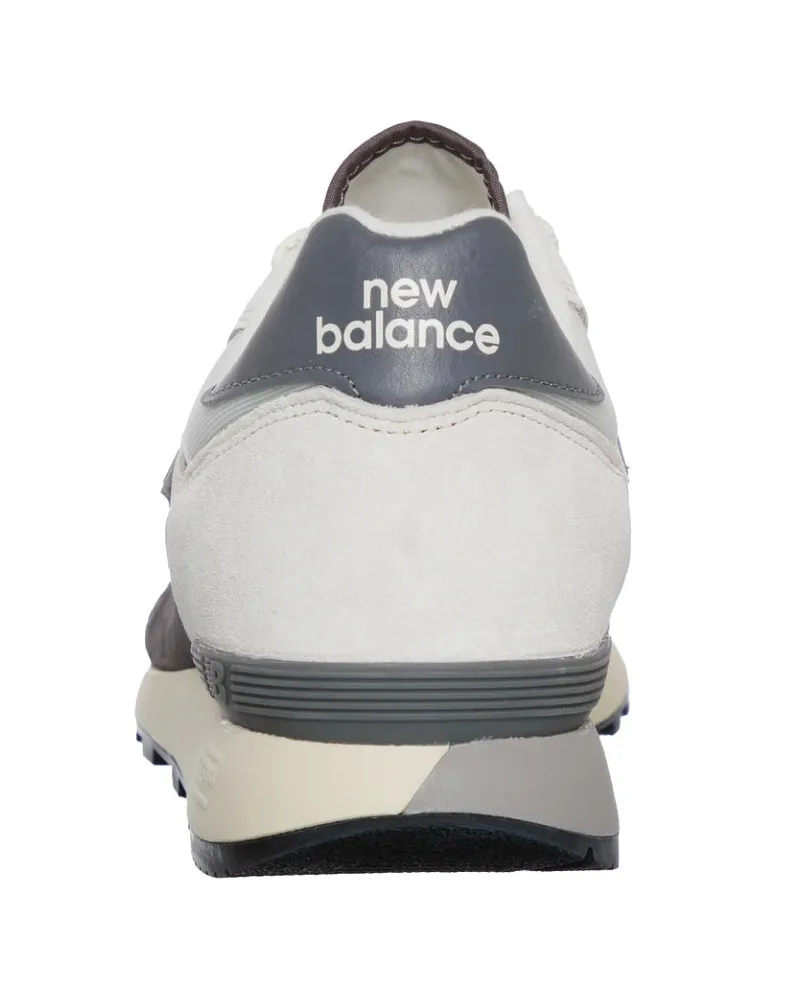 New Balance Men's Sneaker Beige Suede Mesh Rubber Beige