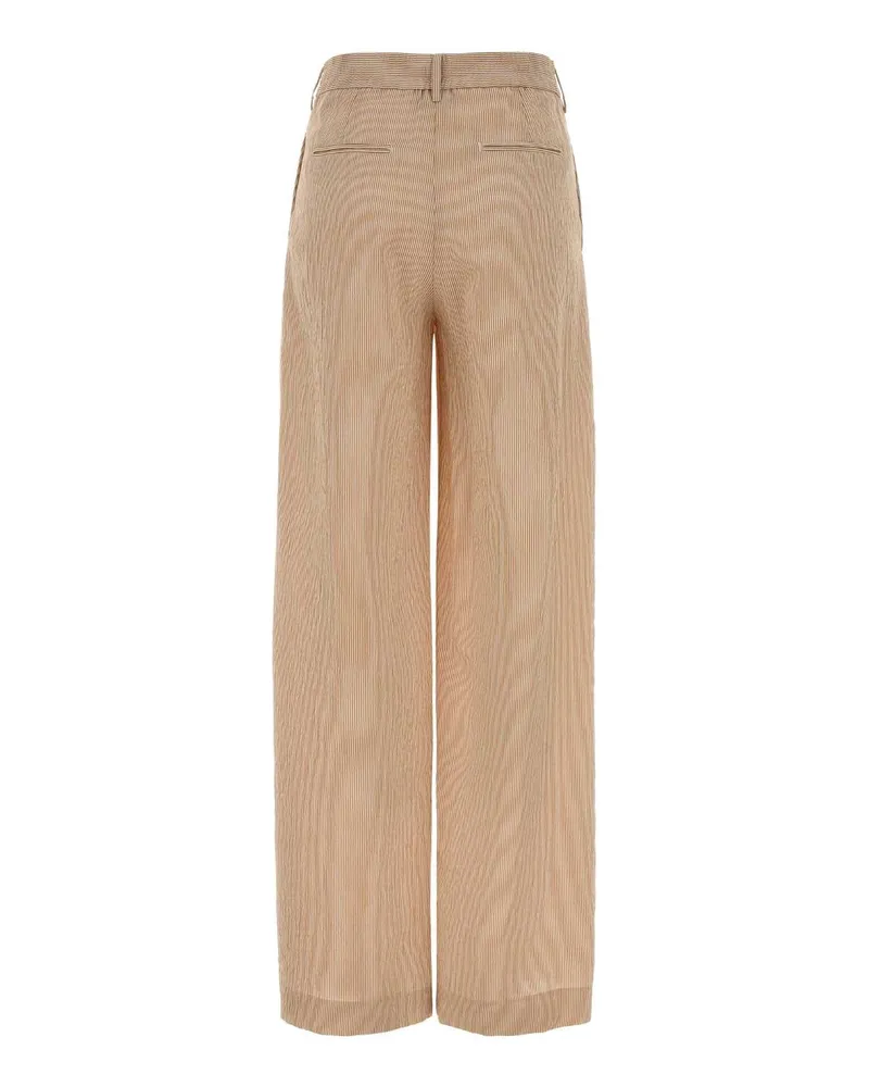 PT TORINO Cdvslrz00stddv14 0845 Senape Exterior: Viscose Nylon Pantaloni Trousers Beige