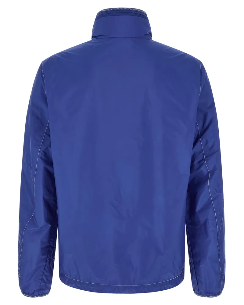 Moncler Men's Blue Polyamide Shell Jacket Clothing Blue