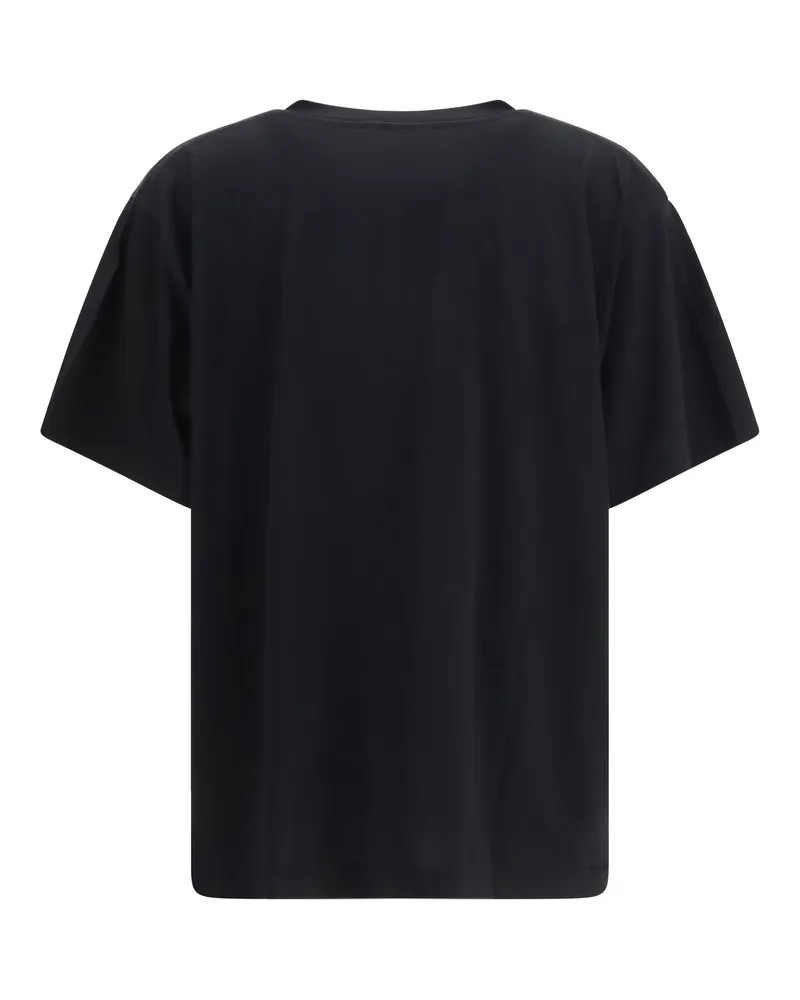 KHAITE Women's Linda T-Shirt Black Cotton T-Shirts And Polos Black