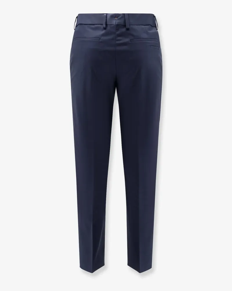 HUGO BOSS Men's Trousers Cotton And Silk Blue Blue