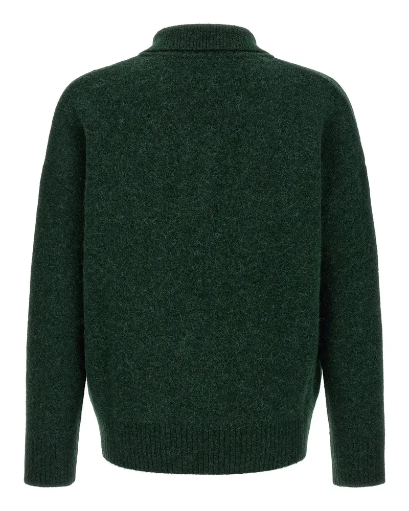 AMI Paris Polo Shirt — Forest Green Forest
