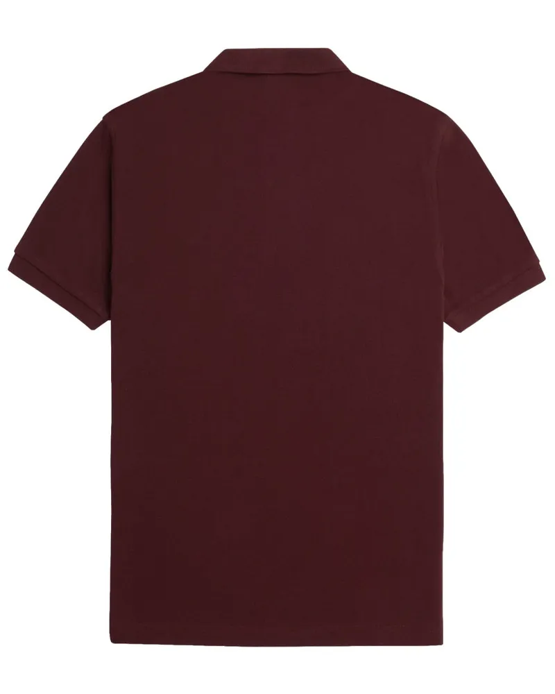 Fred Perry Logo-Embroidered Cotton Polo Shirt — Bordeaux Bordeaux