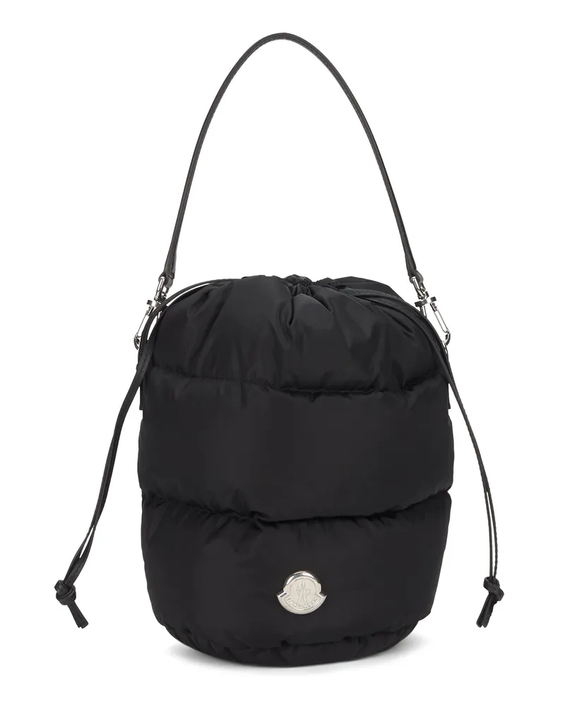 Moncler Women's Bucket Bag Caradoc Black Polyamide Black