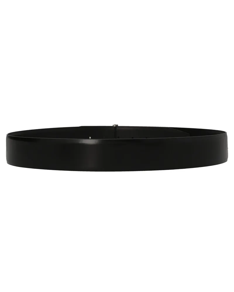 Tom Ford Men's Black Calfskin Regular Belt Black