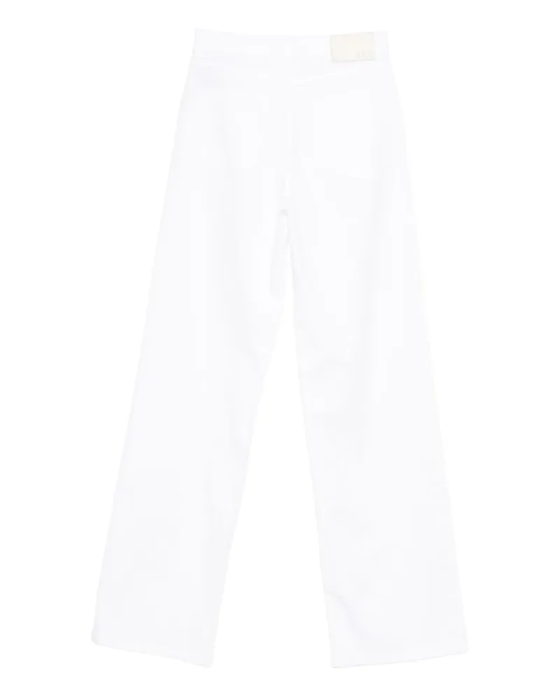 Fay Denim Cotton Jeans — White White