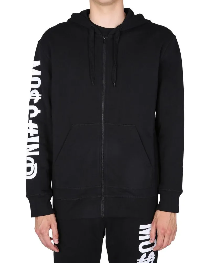 Moschino Men's Black Cotton Sweatshirt Clothing Black