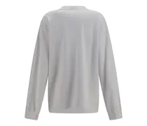 Women's Long-Sleeve Logo T-Shirt White Cotton T-Shirts And Polos