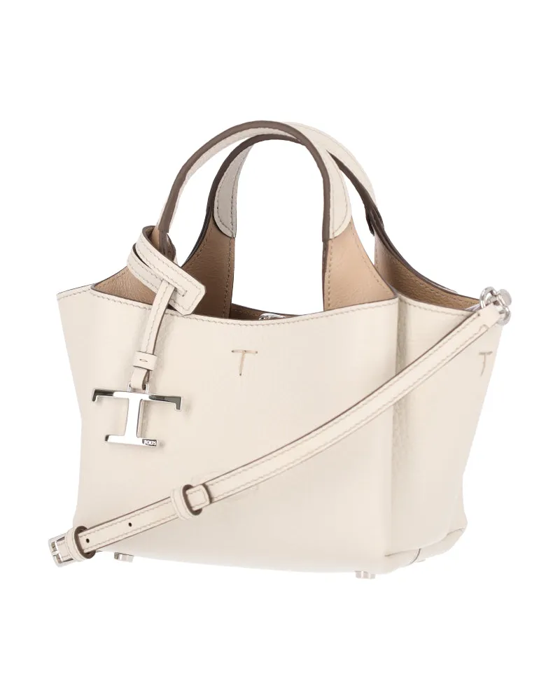 TOD'S Women's Bags White Calf Leather White