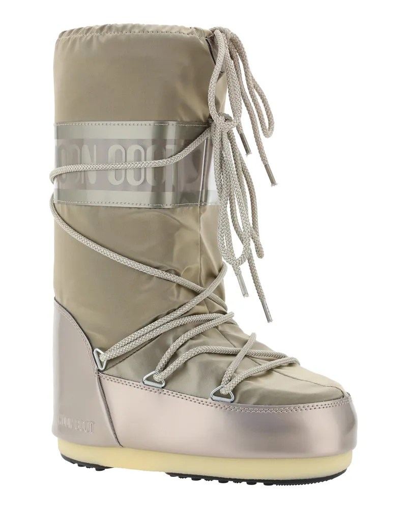 Moon Boot Women's Icon Glance Boots Platinum Silver
