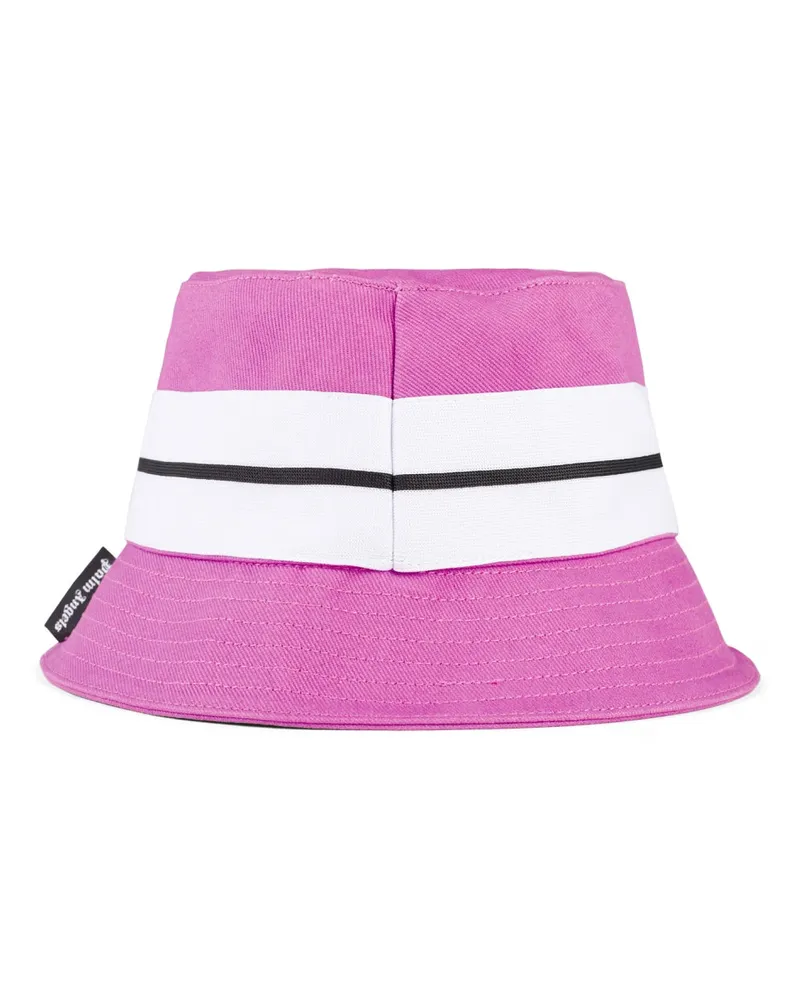 Palm Angels Women's Venice Track Logo Bucket Hat Purple Accessories > Beanies Purple