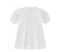 Poplin Mini Dress — White