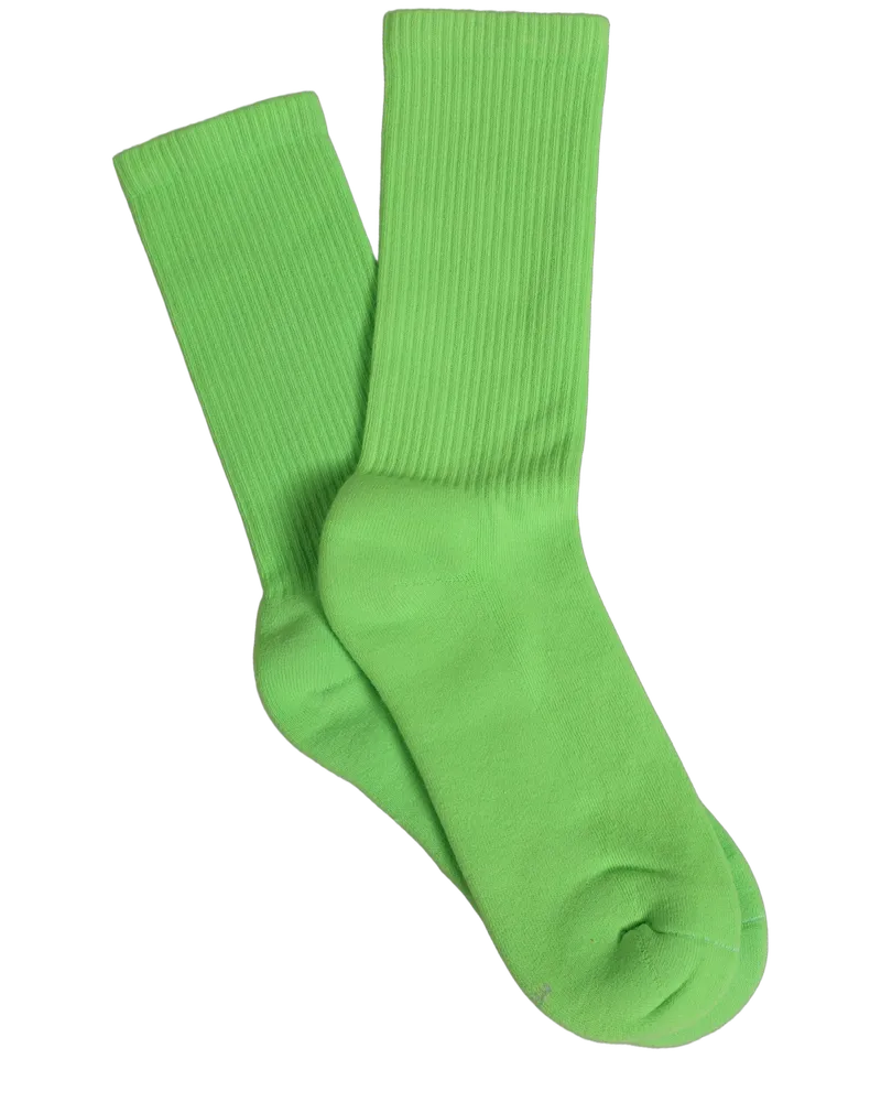 Dolce & Gabbana Green Cotton Ribbed Mid Calf Women Accessory Socks Clothing Green