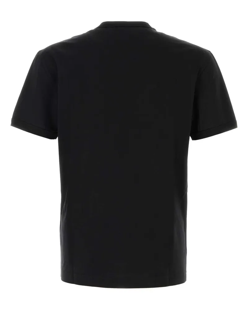 Dolce & Gabbana Men's Black Cotton T-Shirt Nero Exterior Black