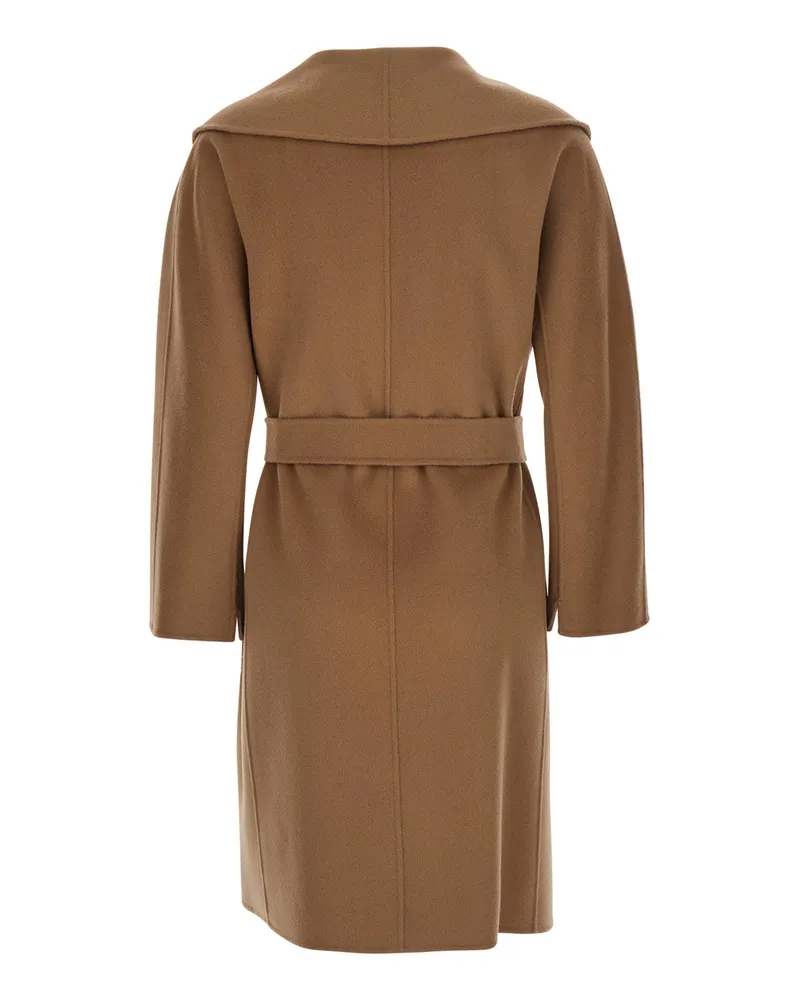 Max Mara Women's Coat Messi Beige Wool Beige