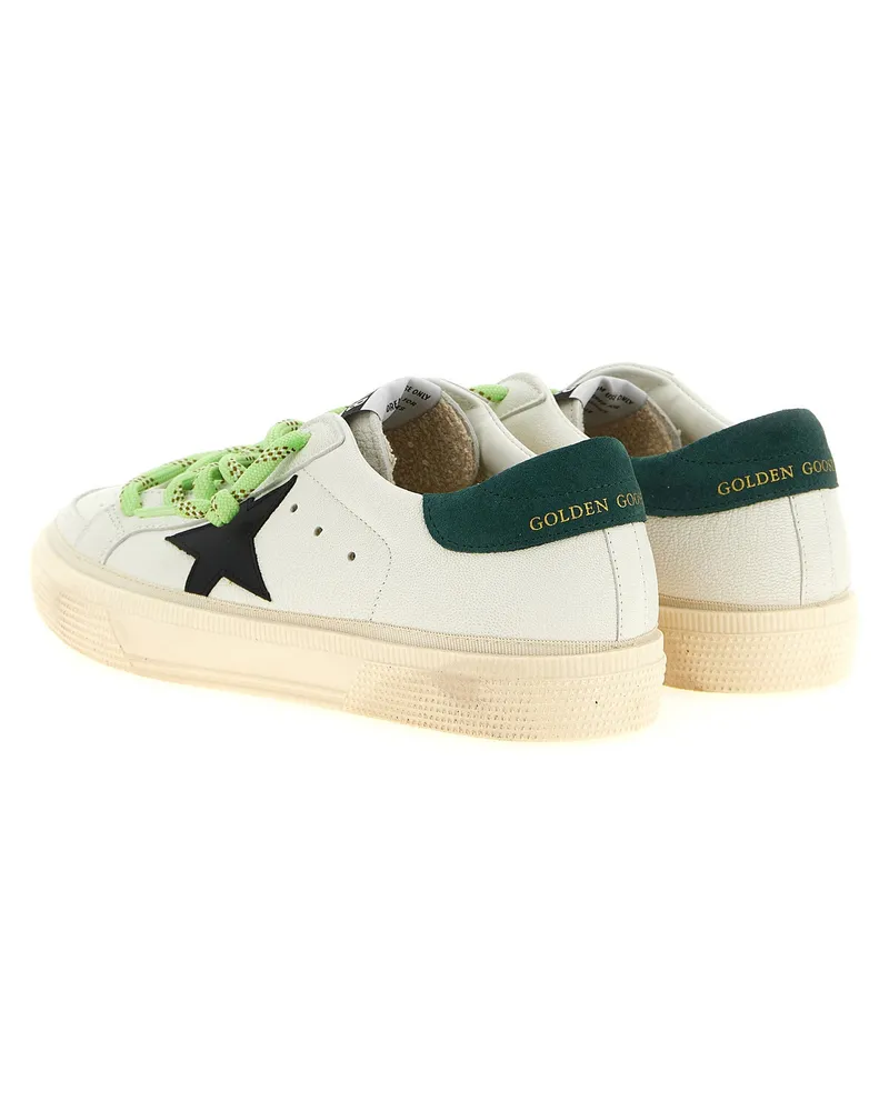 Golden Goose May Sneaker — White White