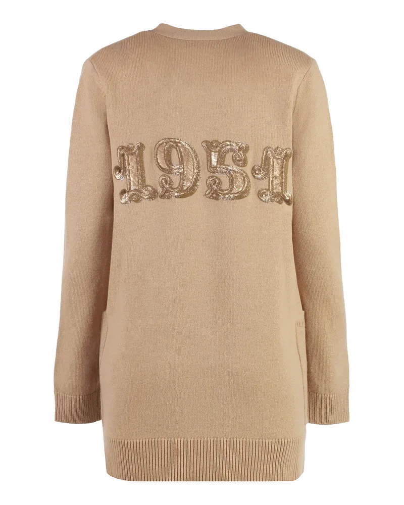 Max Mara Women's Villar Wool & Cashmere Cardigan Camel Cardigans Sweater Camel