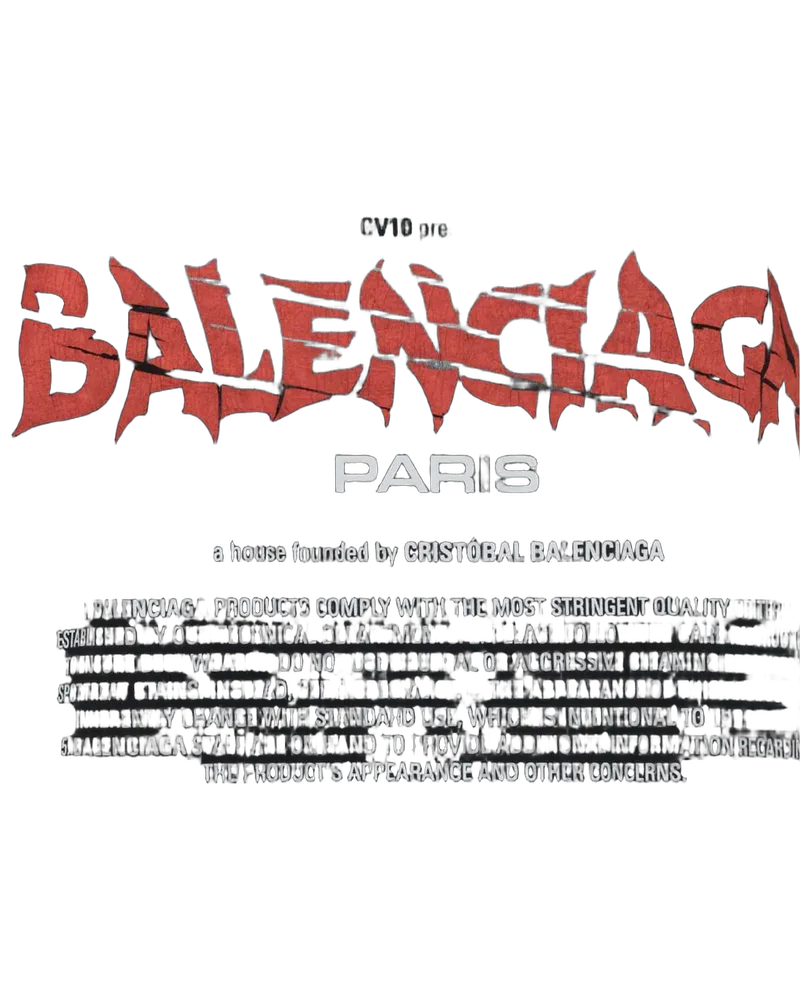 Balenciaga Black Exterior: Cotton T-Shirt T-shirts And Polos Black