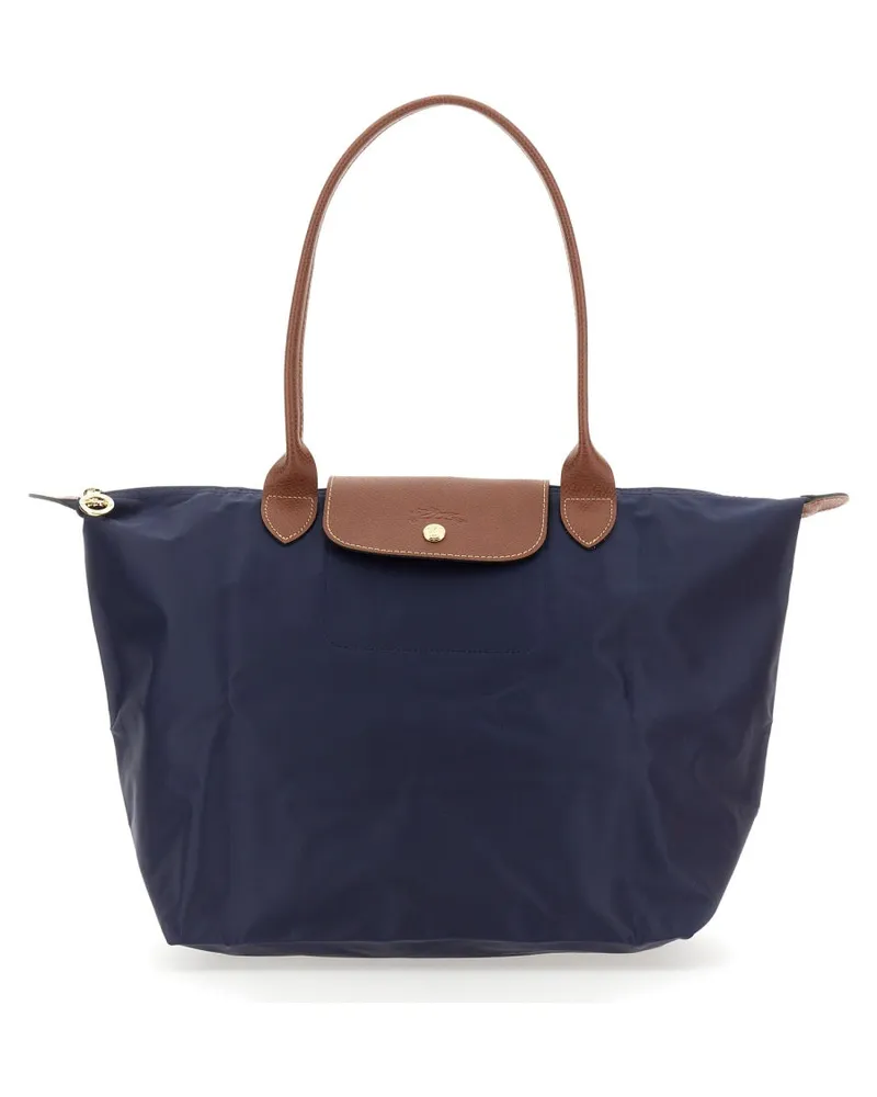 Longchamp Le Pliage Shoulder Bag — Blue Blue