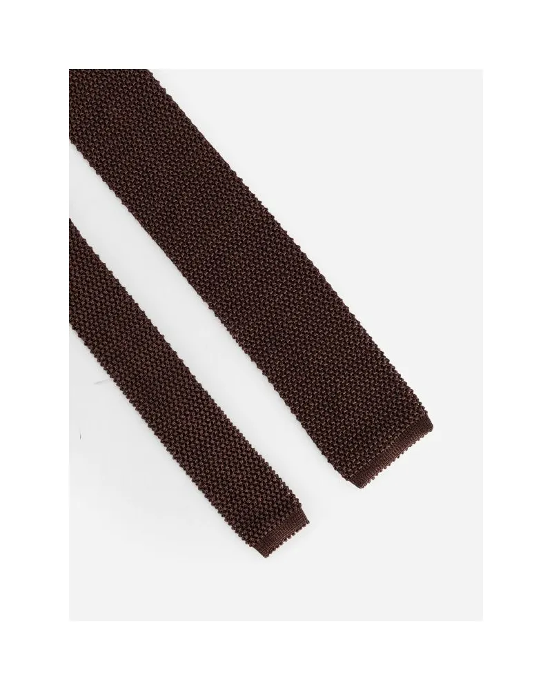 Studio Nicholson Men's Knitted Tie Ties Brown