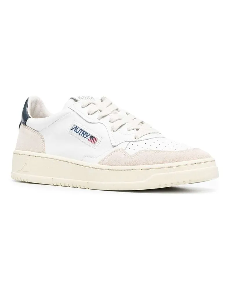 AUTRY Men's Low Sneakers Medalist White Leather Cow Trainers White