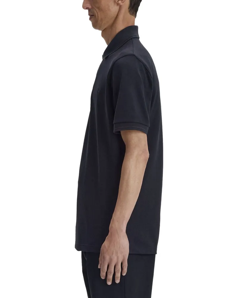 Fred Perry Logo-Embroidered Cotton Polo Shirt — Blue Blue
