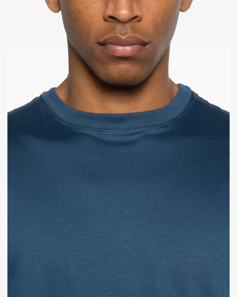 Kiton Men's T-Shirt Ss26 M Blue