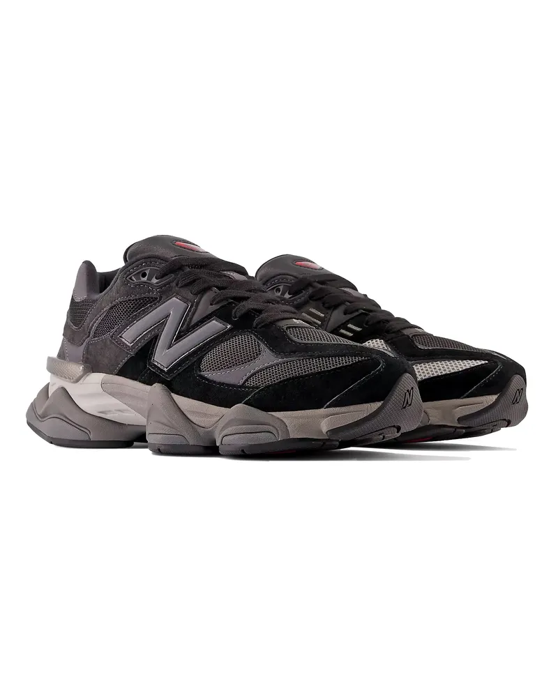 New Balance Unisex Sneakers 9060 Black Black-Castlerock-Rain Clou Trainers Black/castlerock/rain Black